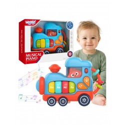 WOOPIE BABY 59189 Interaktywne muzyczne pianinko lokomotywa