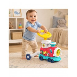 WOOPIE BABY 59301 Pociąg pchacz jeździk 2w1 interaktywny