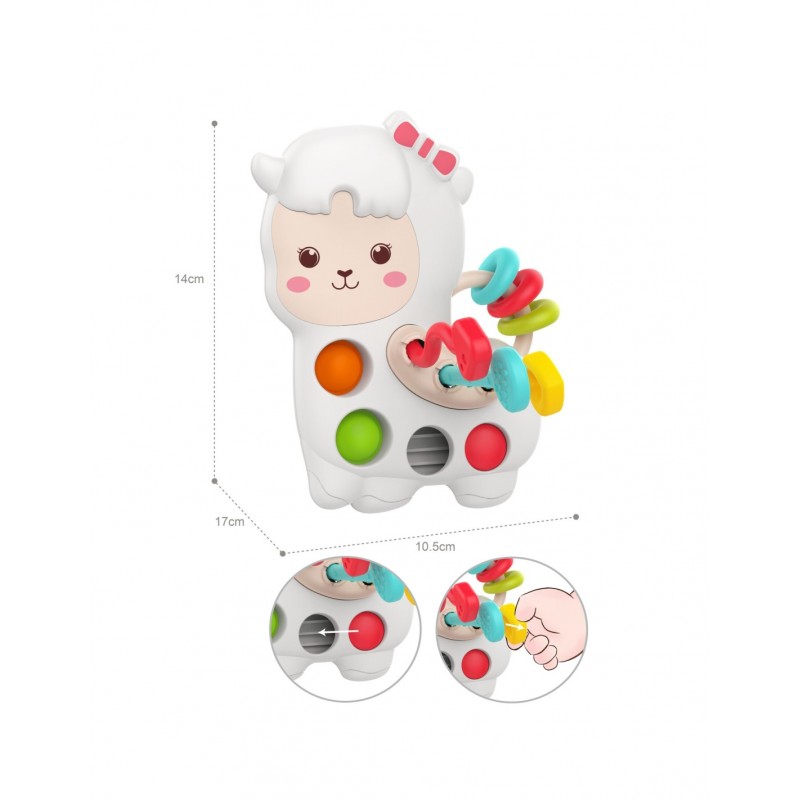 WOOPIE BABY 59363 Zabawka sensoryczna lama