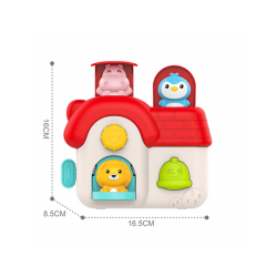 WOOPIE BABY 59370 Interaktywny domek Pop-Up zwierzątka