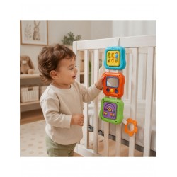 WOOPIE BABY 59387 Kostka sensoryczna manipulacyjna 6w1