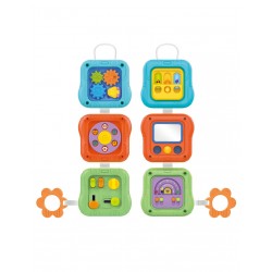 WOOPIE BABY 59387 Kostka sensoryczna manipulacyjna 6w1