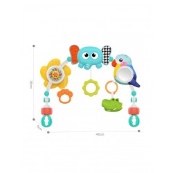 WOOPIE BABY 59462 Łuk sensoryczny słoń papuga