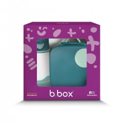 B.BOX 61675 Zestaw sportowa butelka tritanowa 450ml + Mini Lunchbox Emerald Forest
