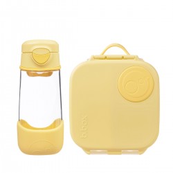 B.BOX 63044 Zestaw sportowa butelka tritanowa 450ml + Mini Lunchbox Lemon Twist
