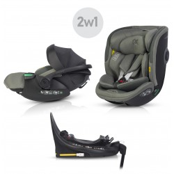 EASY GO Zestaw fotelików samochodowych 2w1 BUZ XTD PRO i BUZ PRO BODY GREENER