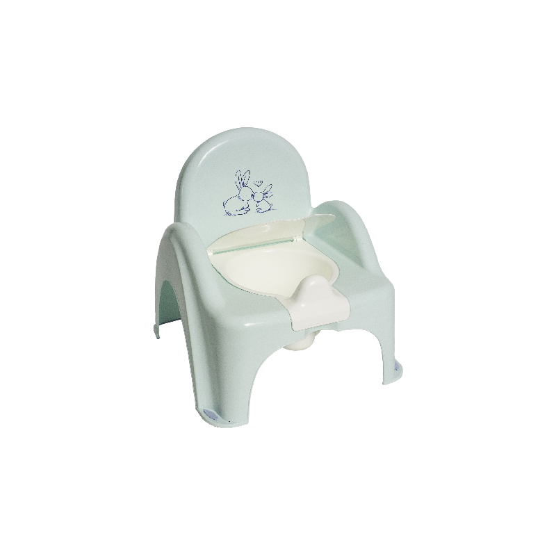 TEGA PO-065-105 Nocnik krzesełko Króliczki z pozytywką j.zielony