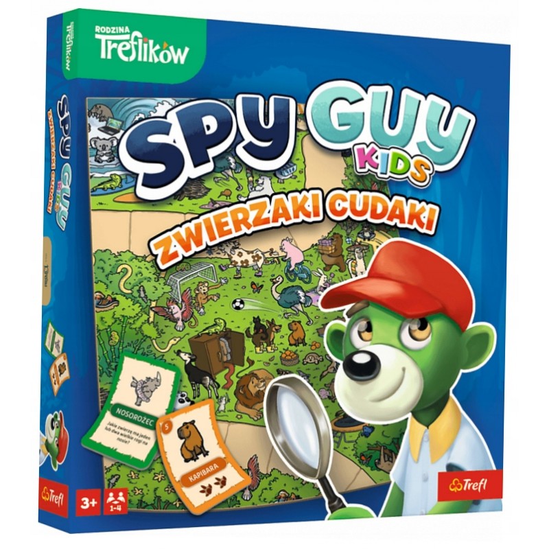 TREFL 03061 Gra SPY GUY KIDS Zwierzaki Cudaki