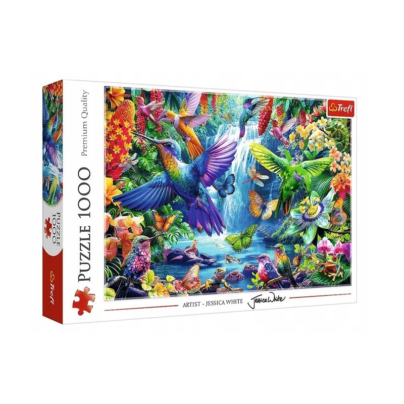 TREFL 10880 Puzzle 1000 Kolibry w tropikach