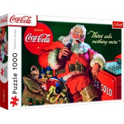 TREFL 10921 Puzzle 1000 XMAS Coca-Cola Prezenty od Mikołaja