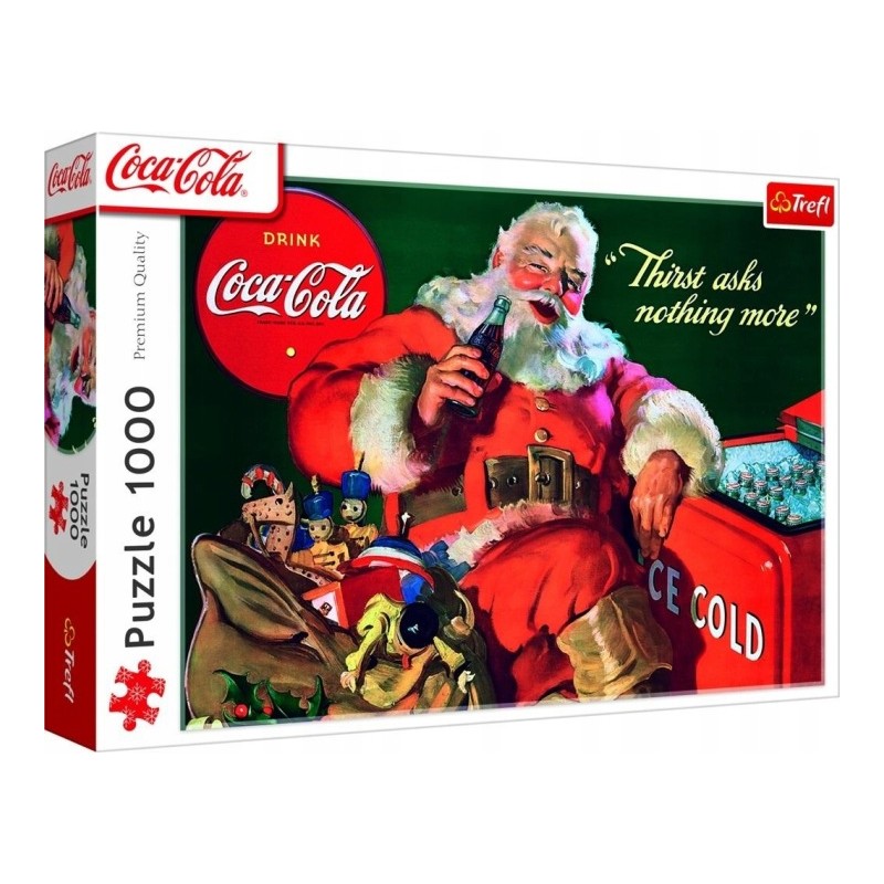 TREFL 10921 Puzzle 1000 XMAS Coca-Cola Prezenty od Mikołaja