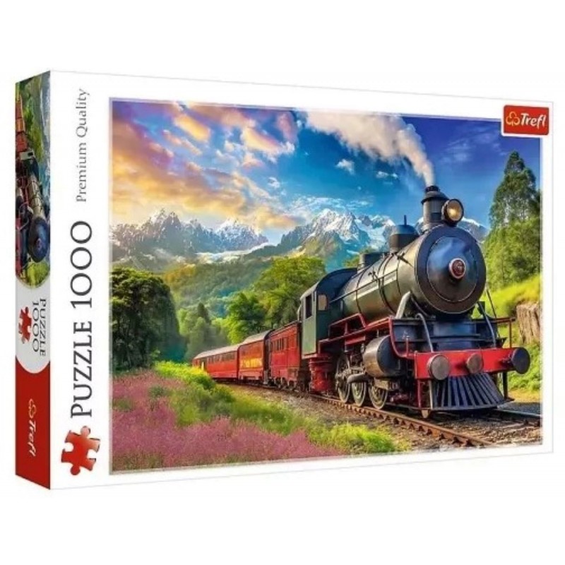 TREFL 10929 Puzzle 1000 Podróż pociągiem