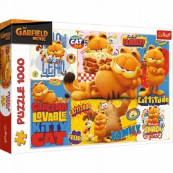 TREFL 10935 Puzzle 1000 Przygody Garfielda