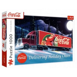 TREFL 10941 Puzzle 1000 XMAS Coca-Cola Świąteczna Ciężarówka
