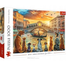 TREFL 10944 Puzzle 1000 Pieski w Wenecji