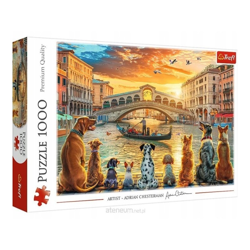 TREFL 10944 Puzzle 1000 Pieski w Wenecji