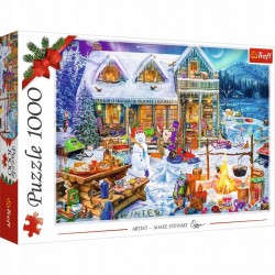 TREFL 10948 Puzzle 1000 XMAS Zimowy czas