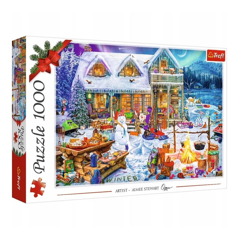 TREFL 10948 Puzzle 1000 XMAS Zimowy czas