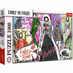 TREFL 10967 Puzzle 1000 Emily w Paryżu Modowe Inspiracje
