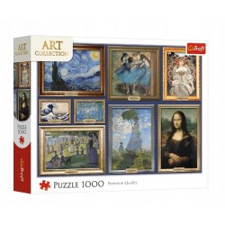 TREFL 10974 Puzzle 1000 Art Collection-Kolekcja arcydzieł sztuki