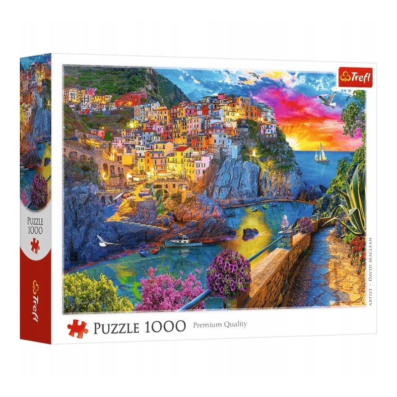 TREFL 10982 Puzzle 1000 Wieczorny spacer po Cinque Terre