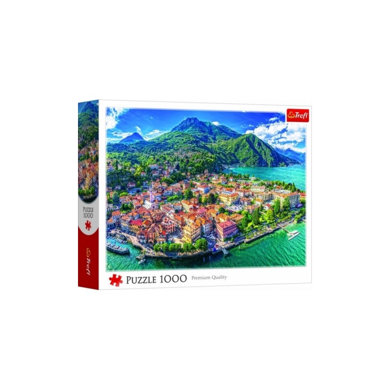 TREFL 10985 Puzzle 1000 Menaggio nad jeziorem Como, Włochy