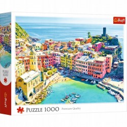 TREFL 10988 Puzzle 1000 Malownicze miasteczko Vernazza, Liguria, Włochy