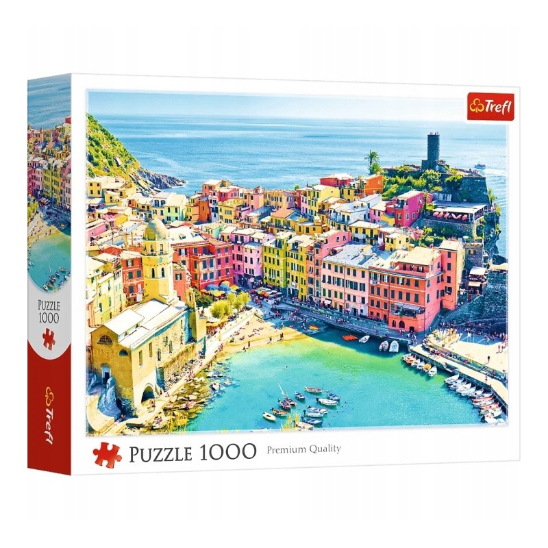 TREFL 10988 Puzzle 1000 Malownicze miasteczko Vernazza, Liguria, Włochy