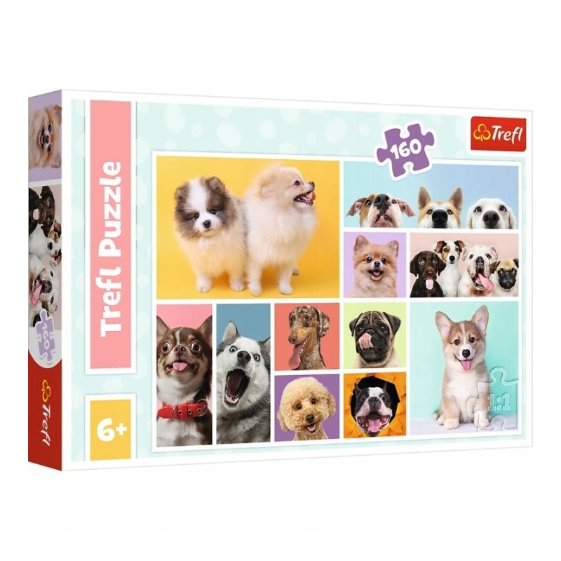 TREFL 15412 Puzzle 160 Psia przyjaźń