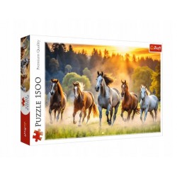 TREFL 26215 Puzzle 1500 Dzikie konie