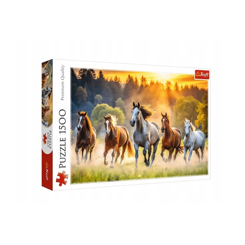 TREFL 26215 Puzzle 1500 Dzikie konie