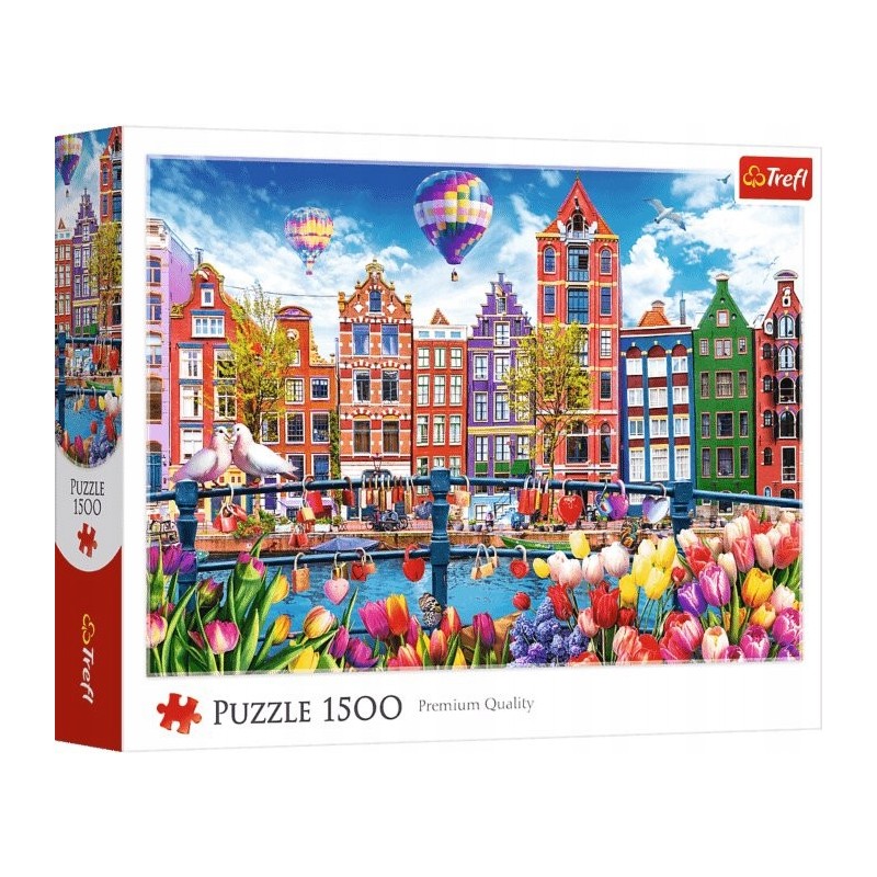 TREFL 26221 Puzzle 1500 Kolory Amsterdam