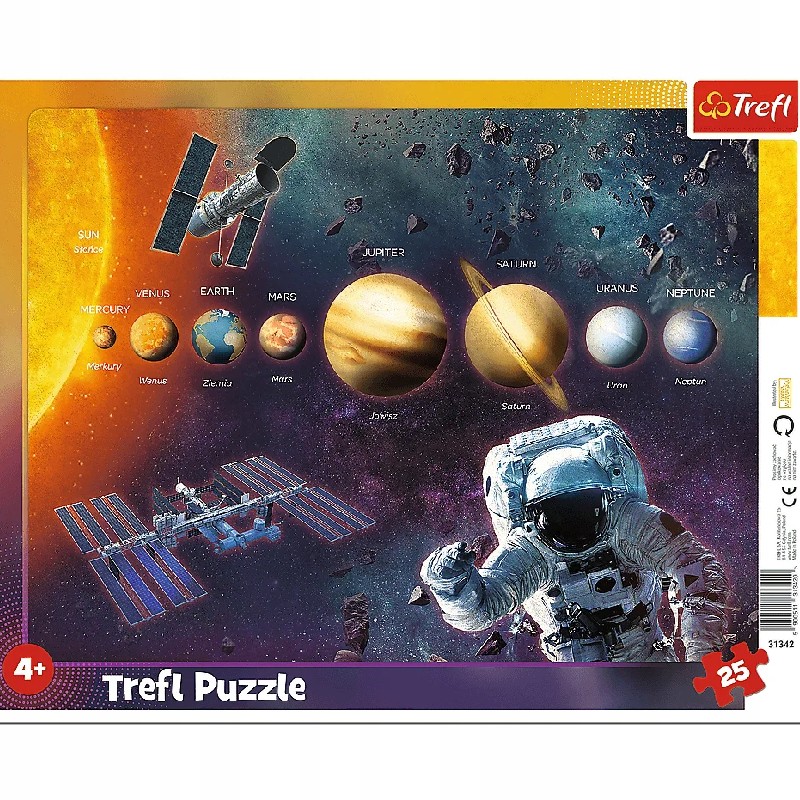 TREFL 31342 Puzzle 25 Ramkowe Układ Słoneczny