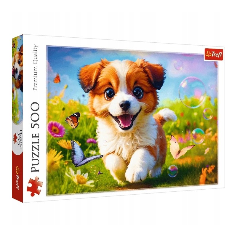 TREFL 37524 Puzzle 500 Wesoły piesek