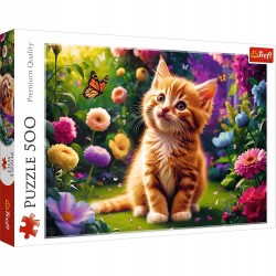 TREFL 37525 Puzzle 500 Uroczy kotek