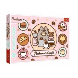 TREFL 37528 Puzzle 500 Pusheen w kawiarni