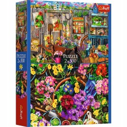 TREFL 37529 Puzzle 2x500 Prace w ogrodzie