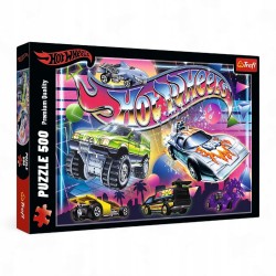 TREFL 37538 Puzzle 500 Hot Wheels: Lata 80-te