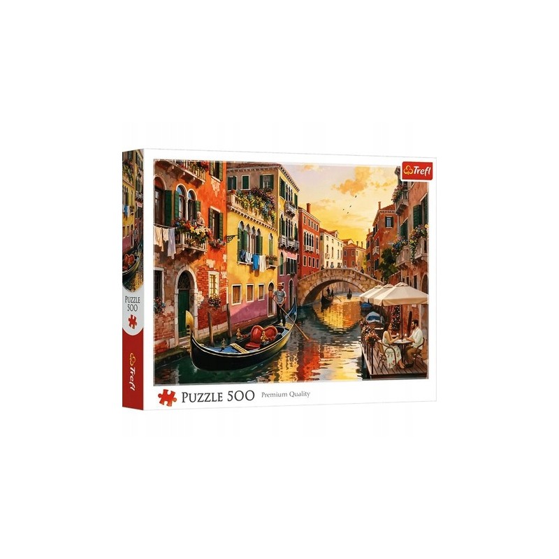 TREFL 37556 Puzzle 500 Wenecja o zachodzie słońca