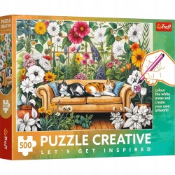 TREFL 37562 Puzzle 500 Kocia oranżeria