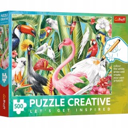 TREFL 37564 Puzzle 500 Rajskie Ptaki