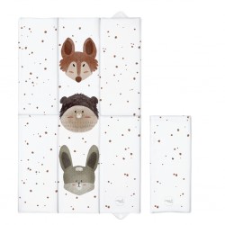 CEBA 307-000-839 Składana mata do przewijania duża 50x80 Basic Cute Animals