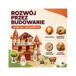 WOOPIE 100109 Zestaw do budowania cegły Zamek 506 el.