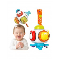 WOOPIE 100192 Kostka sensoryczna 6w1 zwierzątka