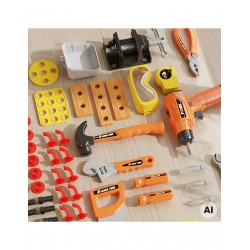 WOOPIE 100284 Zestaw Małego Mechanika - warsztat 90 el.