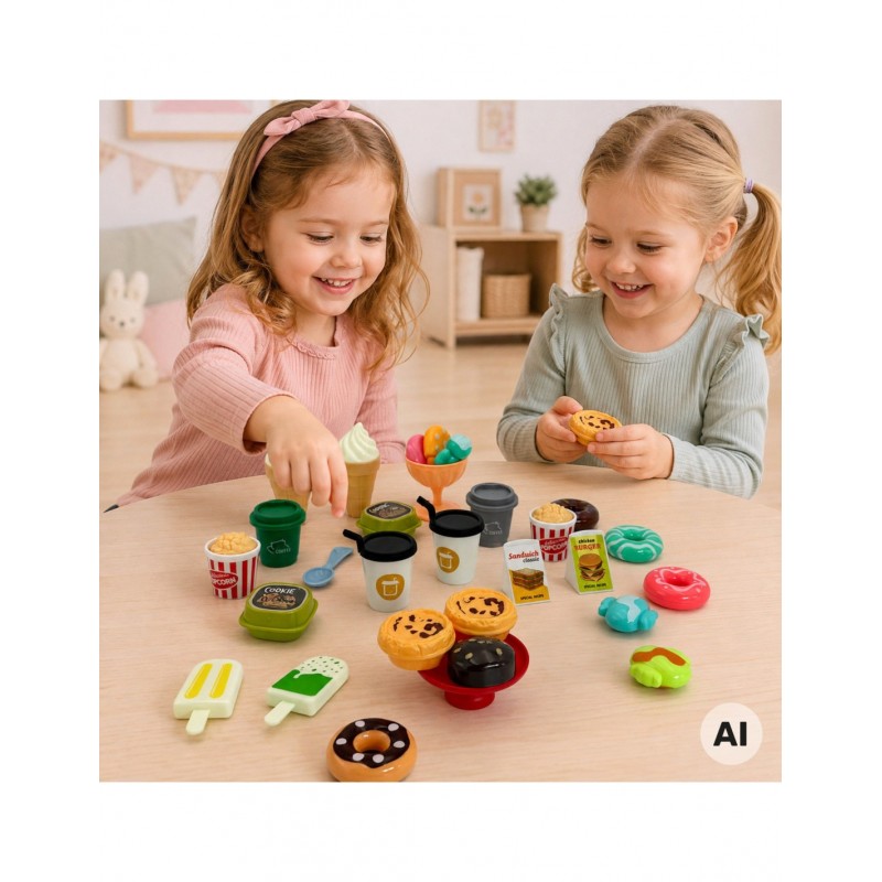 WOOPIE 100345 Zestaw słodyczy Desery Lody