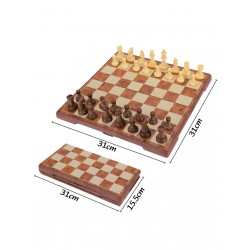 WOOPIE 57321 Klasyczne Szachy Warcaby 2w1