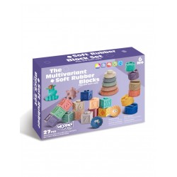 WOOPIE BABY 100383 Miękkie klocki sensoryczne zestaw 27