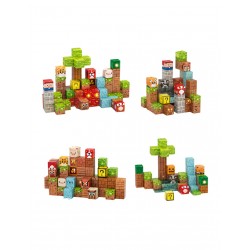 WOOPIE 58922 Magnetyczne Pixele Konstrukcyjne Las 75 el.