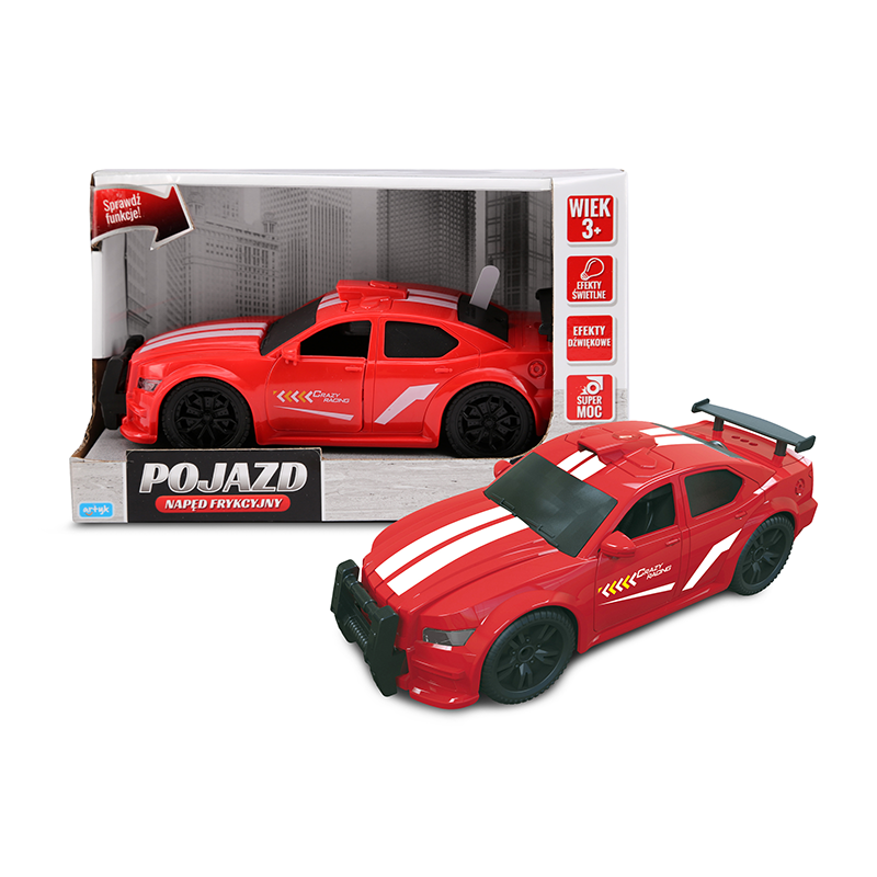 ARTYK 126680 Pojazd z napędem frykcyjnym wyścigówka